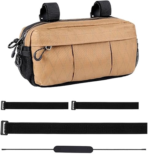 GLOBALHUT Fahrrad-Lenkertasche, wasserdichte Mountainbike-Vordertasche, Aufbewahrungstasche für Rennräder, E-Bikes, Pendler, Abenteuerfahrer