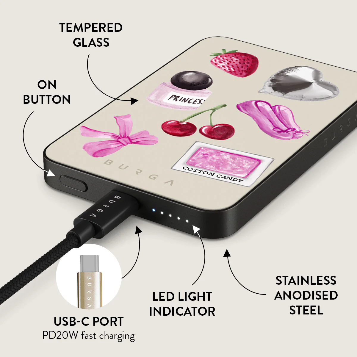 Baby Girl - Magnetic Power Bank