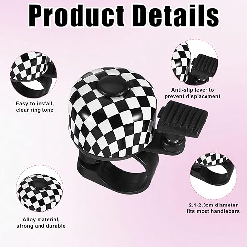 Fahrradklingel Kinder, ​​Klingel Fahrrad Kinder​​ ​​Laut Fahrradklingel​​ mit Aluminium-Glocke, ​​Klingel Kinderfahrrad​​ mit Erdbee Geeignet für 22 mm Lenkerrohr Fahrrad,Roller
