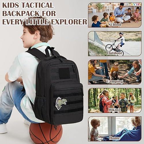BlesMaller 20L Wanderrucksack mini taktischer Rucksack mit Laptopfach für Schule Camping Outdoor Reise Trekking
