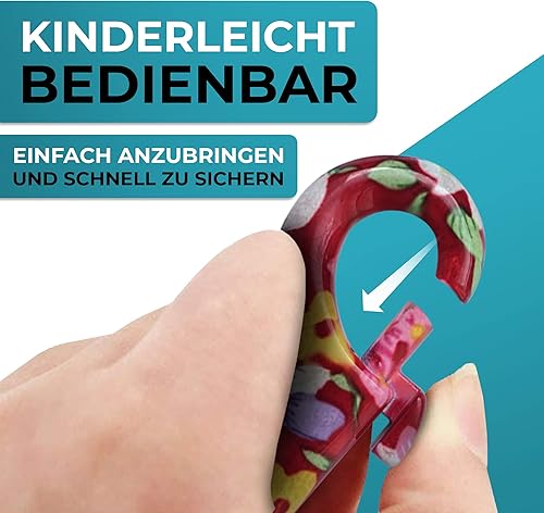 NEU KEYU® Bolzenkarabiner Handarbeit | Jeder Karabiner ein Unikat | Karabinerhaken | Karabiner Schlüsselanhänger | Karabinerhaken mit Drehgelenk | Karabiner Edelstahl | Wirbelkarabiner (Flower Power)