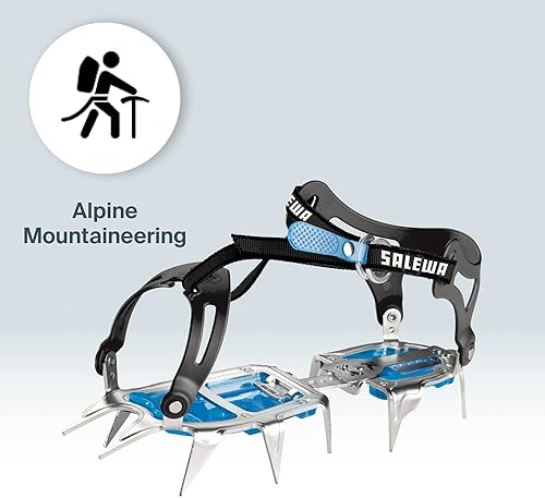 Salewa Alpinist Walk Steigeisen, Blau
