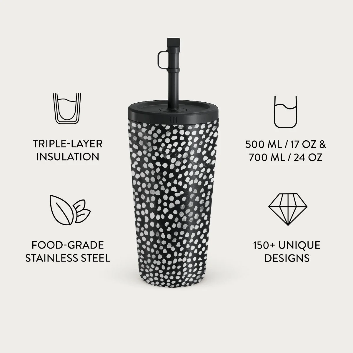 Night Sky - Dotted Travel Mug