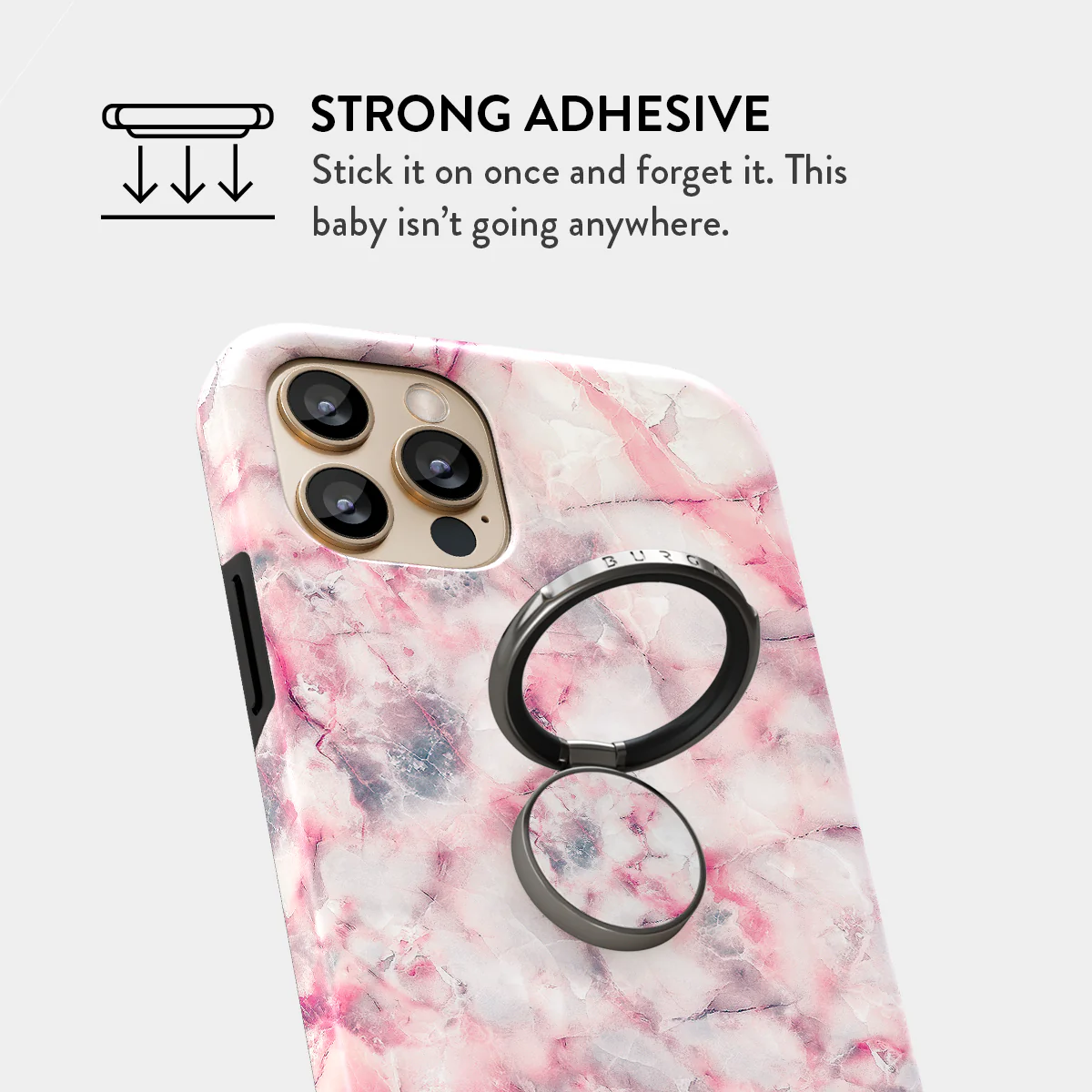 Raspberry Jam - Girls Adhesive Ring Holder