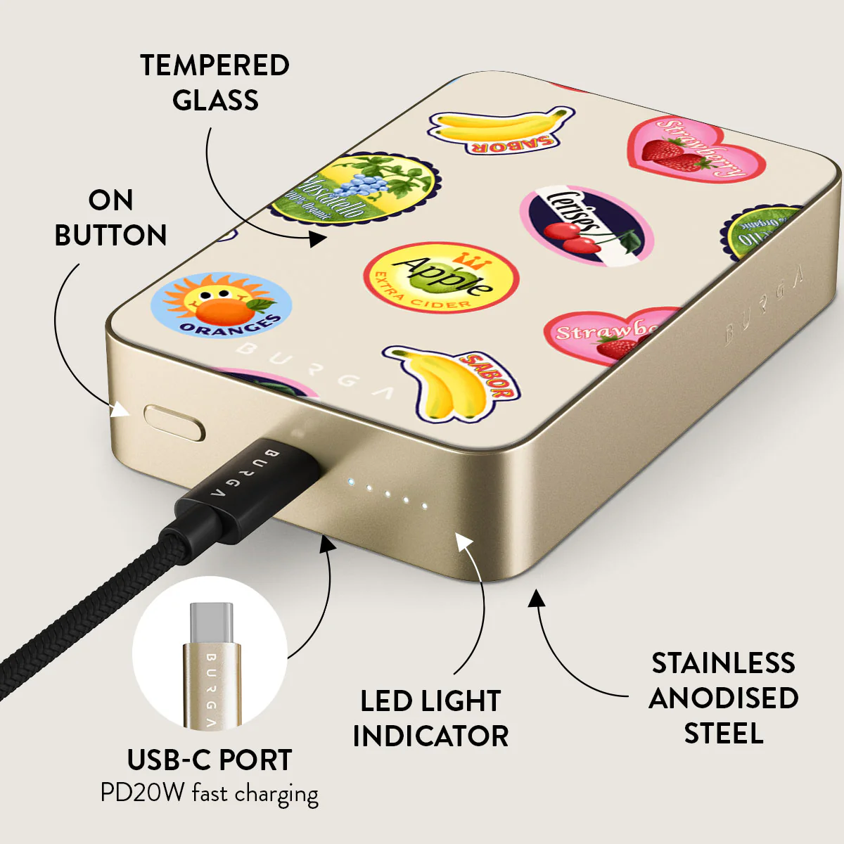 Flavour - Magnetic Power Bank