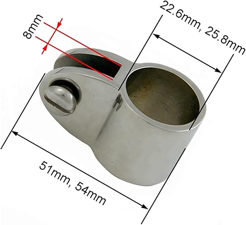 DGOINGPI Deckbeschläge Top Slide Fittings 316 Edelstahl Bootsbeschläge 22mm 25mm Yachtzubehör accesorios para barcos