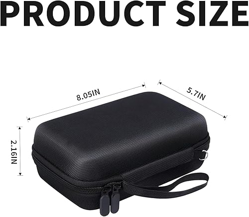 Darttasche Dart Case – Doppelseitige Dart Tasche mit Eva-Hartschale, Platz für 12 Darts mit Stahl- & Softspitze, Aufbewahrung für Flights, Spitzen, Schäfte & Dart Zubehör, Reiseetui mit Griff