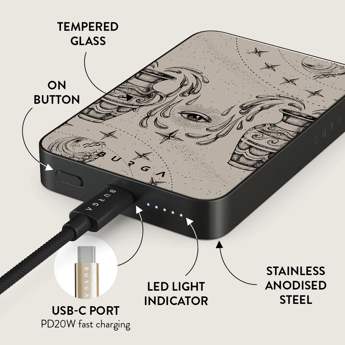 Aquarius - Magnetic Power Bank