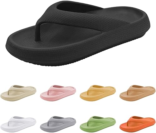 Flip Flops Damen Wolken Hausschuhe Damen Badelatschen Rutschfeste Zehentrenner Slip-On Sandaletten Mit Weichen Sohlen Bequem Duschschuhe Anti-Slip Wasserschuhe Atmungsaktiv Strandsandalen