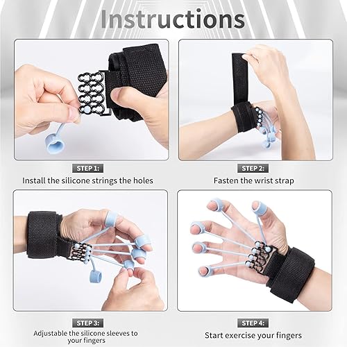 Fingerstärkungsmittel,Handstrecker-Übungsgerät | Handtrainer Gripper Stretching Rehabilitation Fitness Assist, 40Lb+60Lb+75Lb
