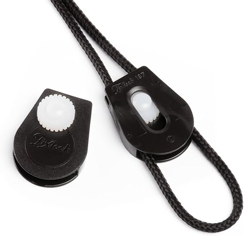 Due Emme 2M 5 Stck. Fixlock Kordelstopper CL197 mit Klemmrad für 4,5-6mm Kordel