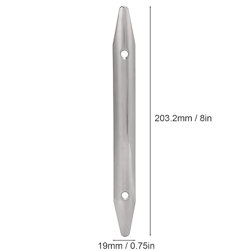 Scheuerleiste, 8-Zoll-Scheuerleiste aus Edelstahl für Boote, Scheuerleiste für Boote, Marinezubehör, Festmacherleinen aus 316 Edelstahl Zum Schutz von Scheuerleisten für