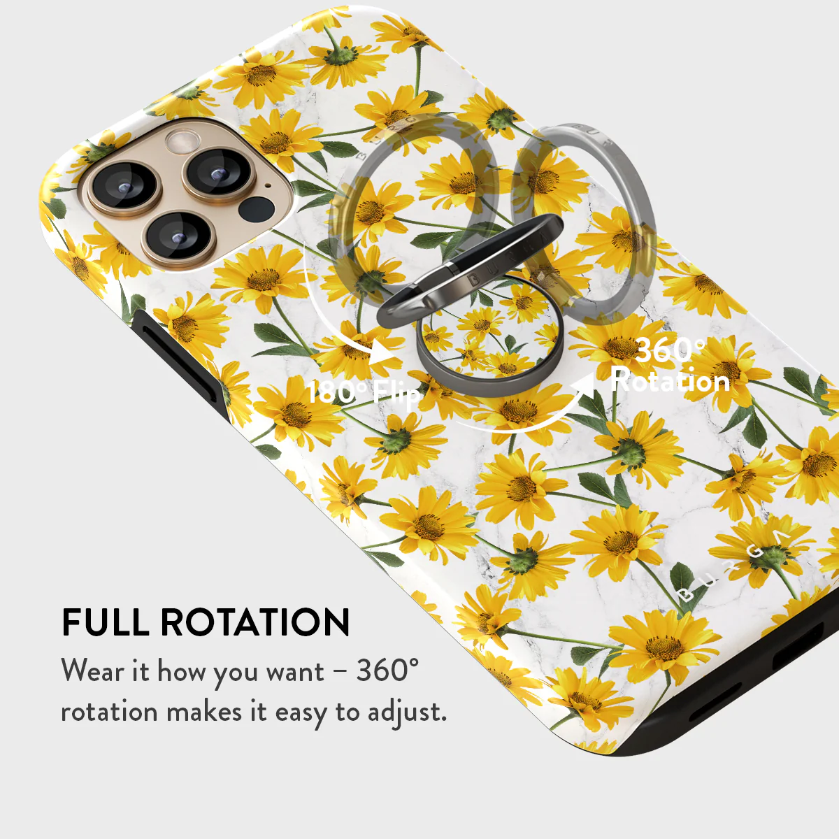 Summer Scent - Yellow Flower Adhesive Ring Holder