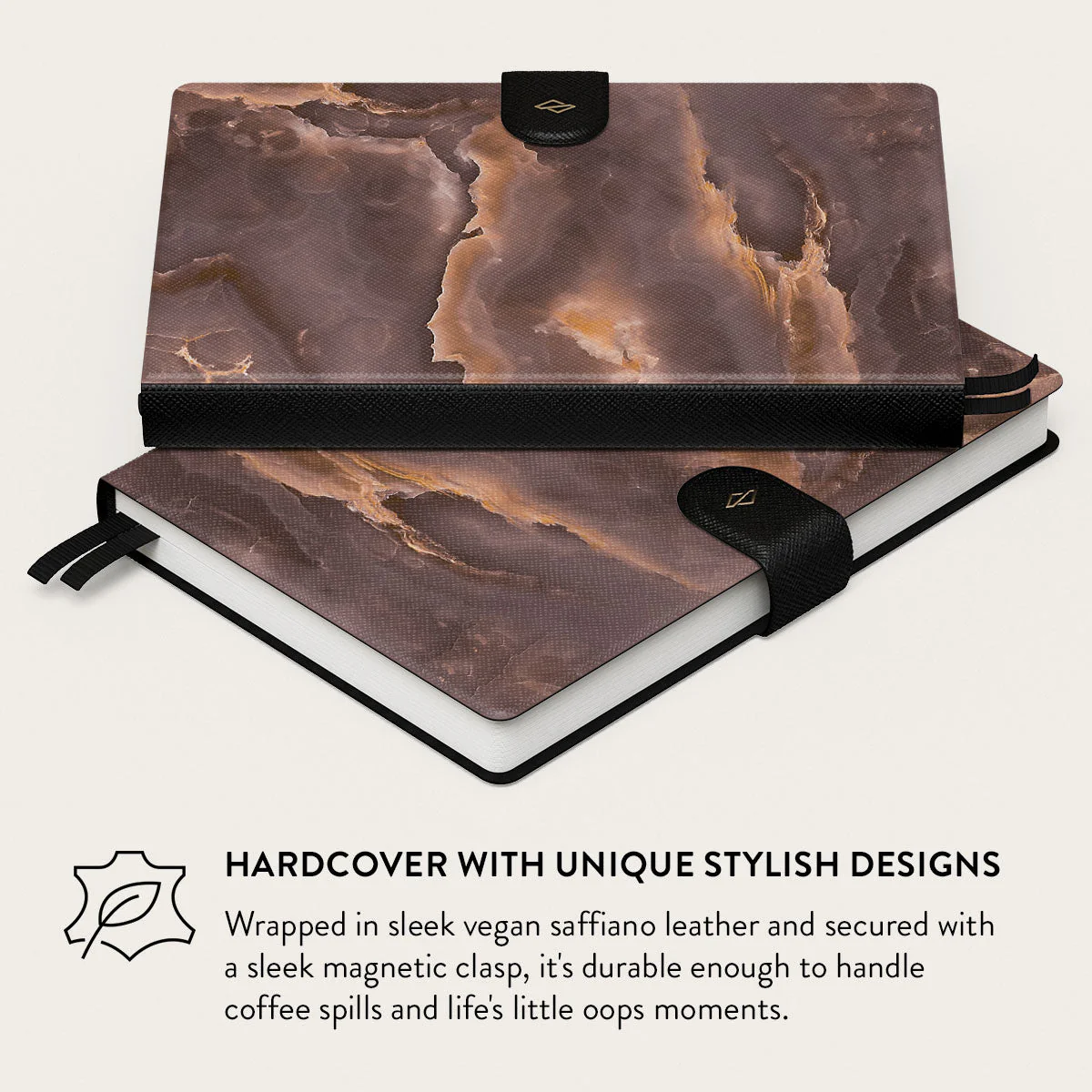 Fire Wood - Brown Marble Infinity Planner