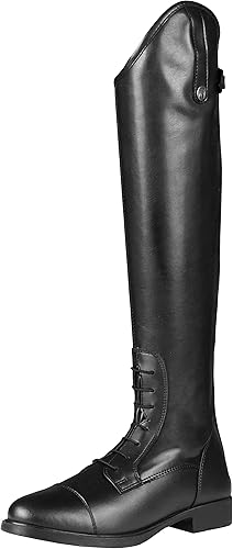 Horka Arlene Reitstiefel für Kinder, dehnbar, mit elastischen Seiten und Reißverschluss