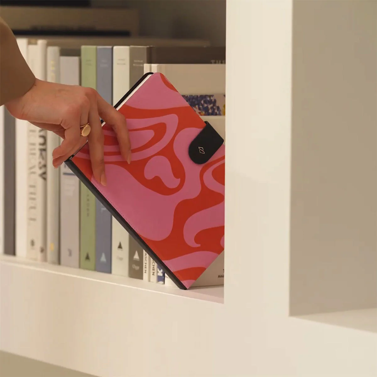 Pink Beach - Mosaic Notebook