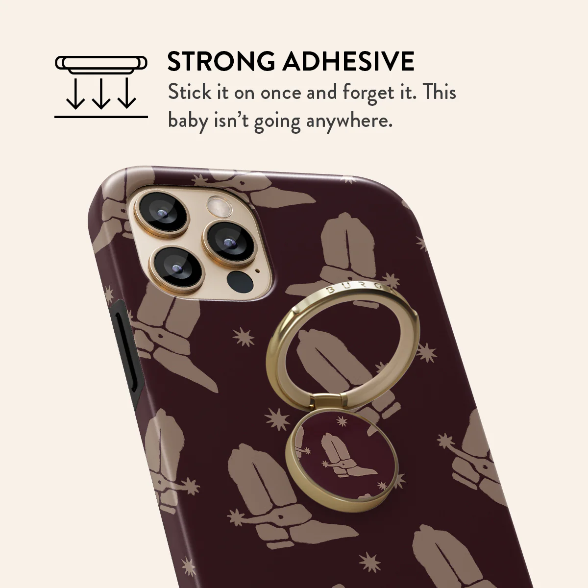 Howdy - Adhesive Ring Holder