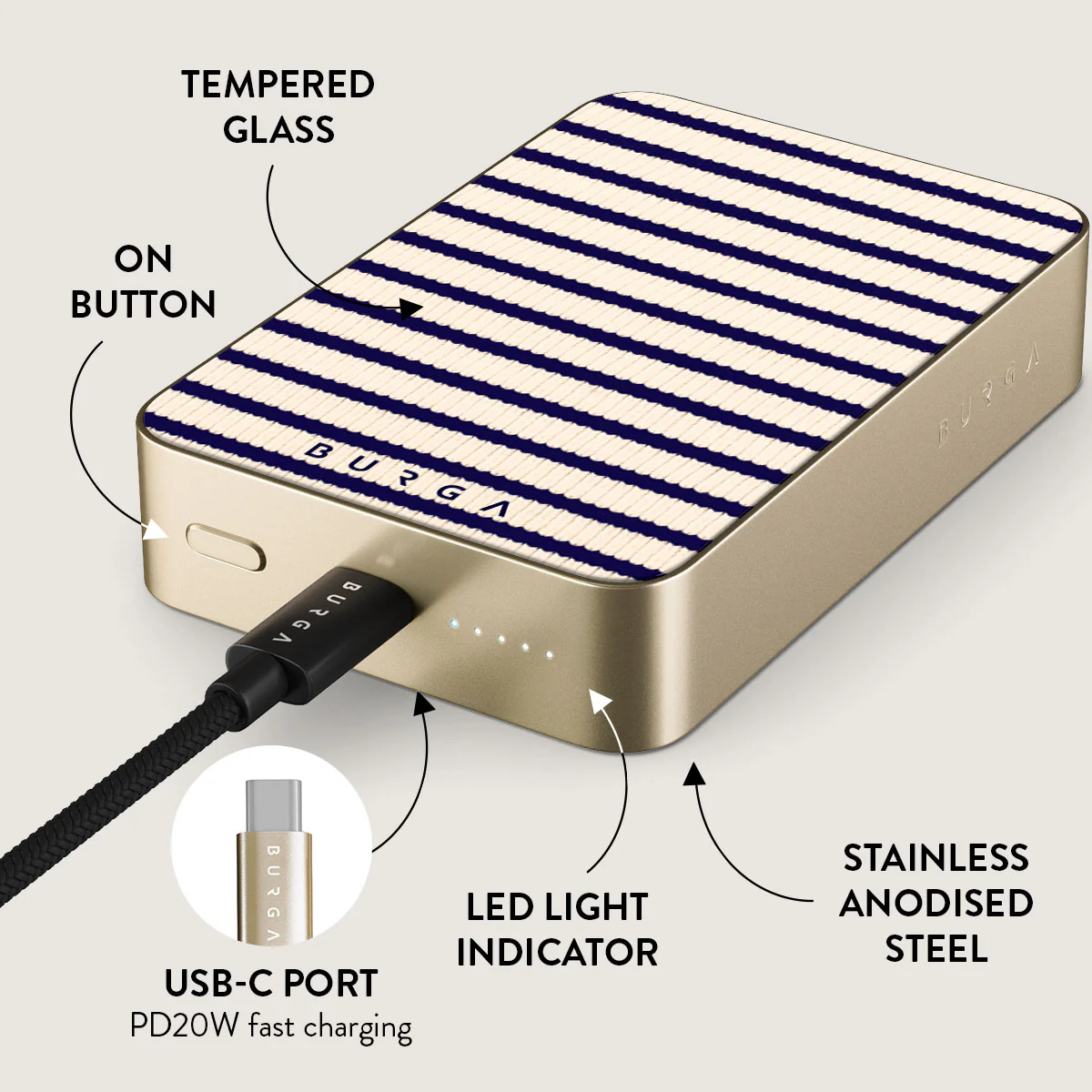 Old Money - Magnetic Power Bank