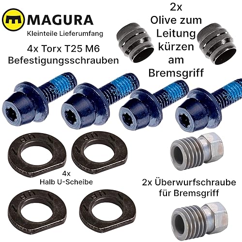Magura HS11 Hydraulische Fahrrad Felgenbremse Carbotecture Set Evo2 Trekking City Ebike Tour Bremse Vorne und Hinten Komplettset