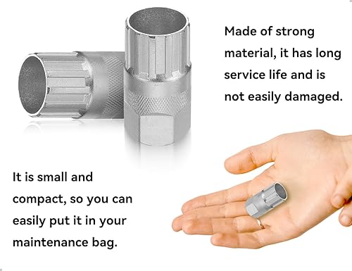 Emezddo Fahrrad Kassette Werkzeug,Zahnkranzabzieher Zubehör,Kassettenabzieher,Freilauf Entferner Reparatur Tool,Kompatibel mit Shimano Fahrrad,verwendet für Zuhause Reparaturwerkstatt