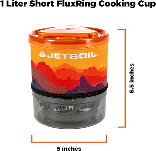 Jetboil MiniMo Camping- und Rucksackkochsystem mit einstellbarer Wärmekontrolle
