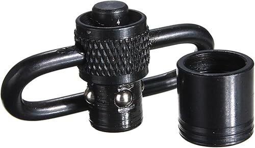 2 Stück Schnellspannschlinge mit Drehgelenk und Druckknopf, 3,2 x 1,2 cm, Drehgelenk, Jagdausrüstung