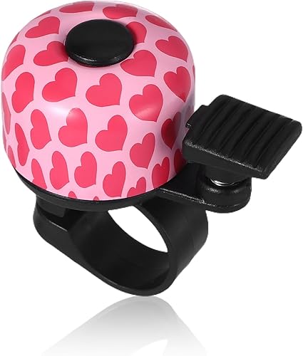 Fahrradklingel Kinder, ​​Klingel Fahrrad Kinder​​ ​​Laut Fahrradklingel​​ mit Aluminium-Glocke, ​​Klingel Kinderfahrrad​​ mit Erdbee Geeignet für 22 mm Lenkerrohr Fahrrad,Roller