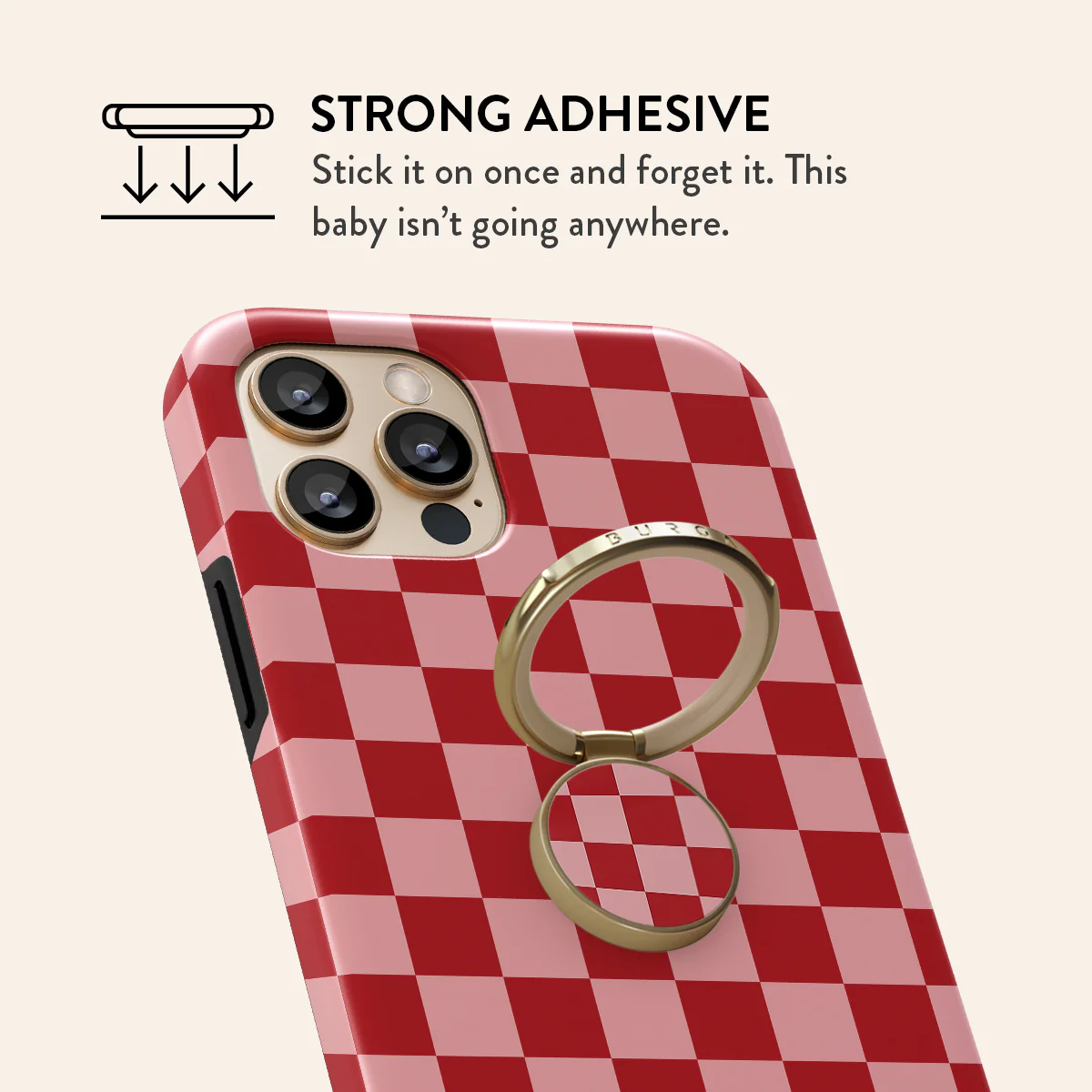 Cheerleader - Adhesive Ring Holder