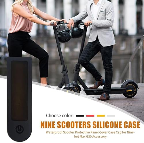 JTKREW Regenabdeckung und Silikonhülle für LED-Anzeige des Scooter Dashboards - Zubehör für Xiaomi/M365/Pro Elektroroller