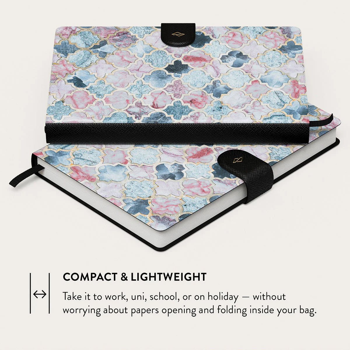 Pink Beach - Mosaic Notebook