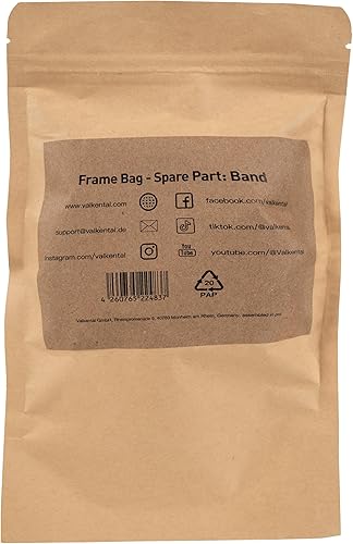 Valkental - Ersatzband für Frame Bag | Robustes Befestigungsband | Flexibles Zubehör für Fahrradtaschen Ersatzteil