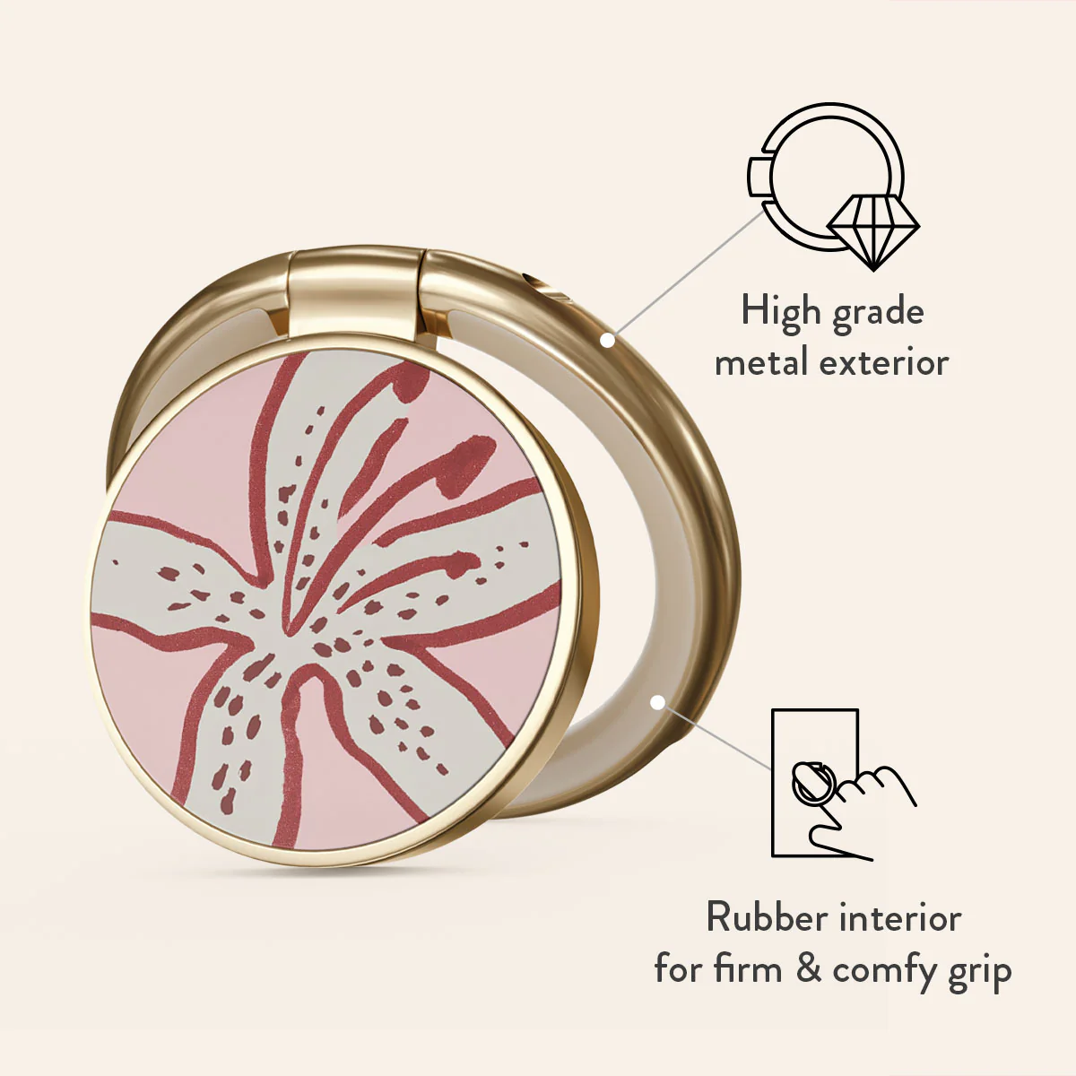 Nymph - Adhesive Ring Holder