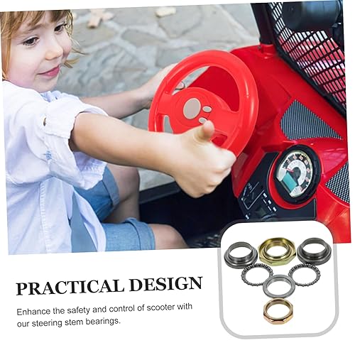 LALADEFIEE Vorderradgabel-lenklagersatz Robuste Eisen-scooter- -lenkung Einzigartiges Design