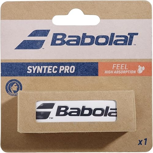 Babolat, Tennisgriff Modell Syntec Pro, Dicke 1,9 cm, Hochleistungsfähig, Ideal für EIN besseres Gefühl und Absorption, Klebriger Griff, Empfohlen für schwitzende Spieler