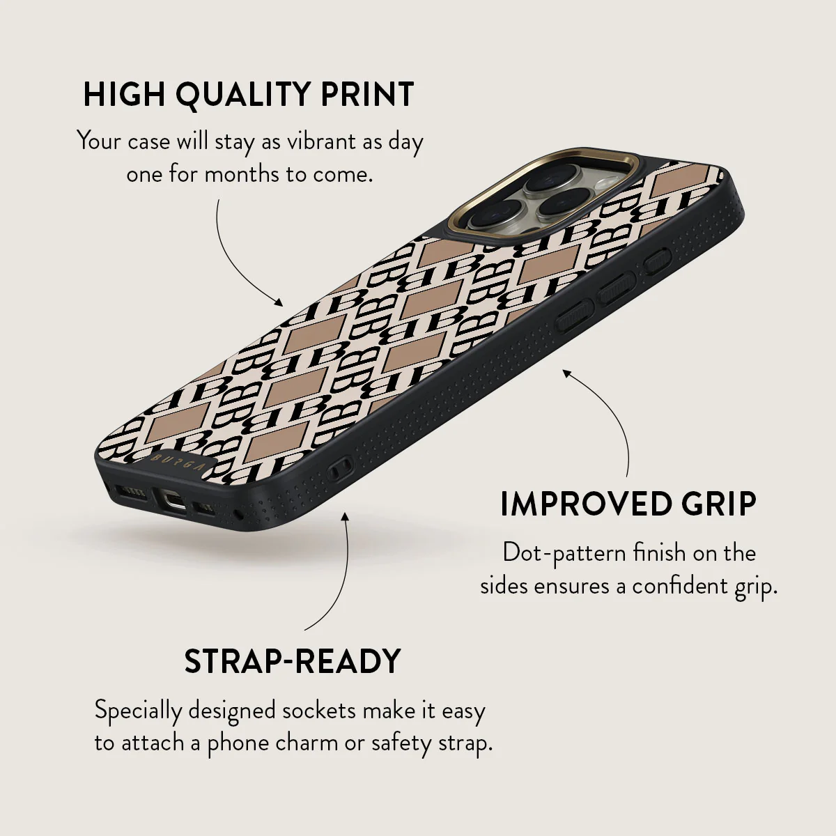 Monogram - iPhone 16 Pro Max Case