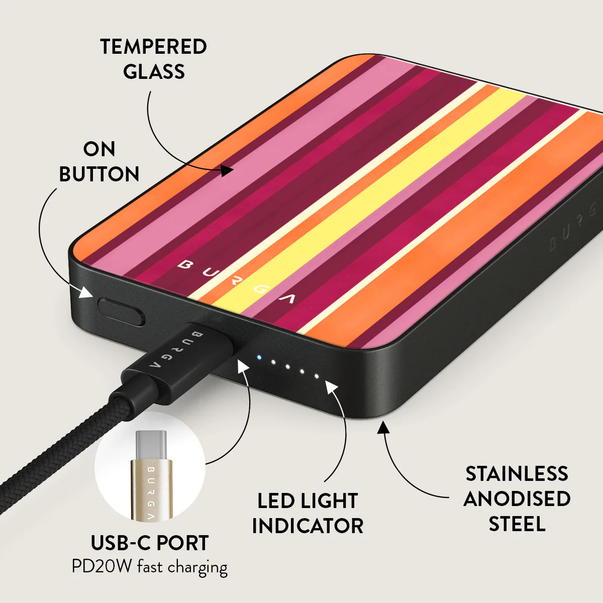 Maracuja - Magnetic Power Bank