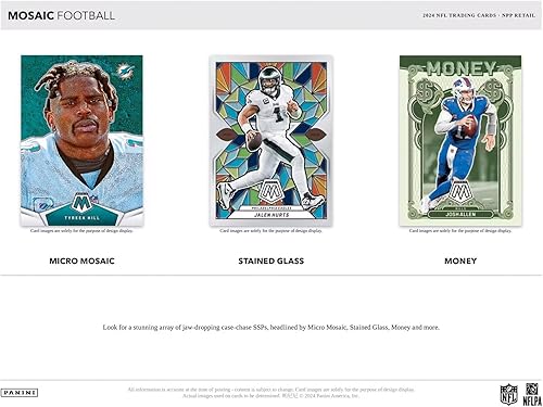 2024 Panini NFL-Mosaik-Fußball-Sammelkarten Blaster-Box