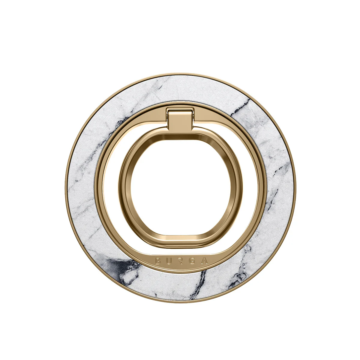 Satin White - Marble Magnetic Ring Holder