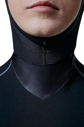 Cressi Base Layer Hood Vest Lady 2.5/5mm - Unteranzug mit eingebauter Kapuzenfrau, Schwarz