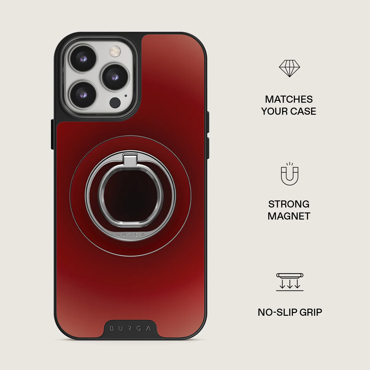 No Talking - Magnetic Ring Holder