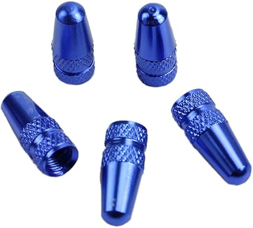 jdstty 5 Stück Fahrraddruck Für Ventilkappen Staubschutzhüllen Aluminium Fahrrad Für Ventilkappen Fahrrad Straße