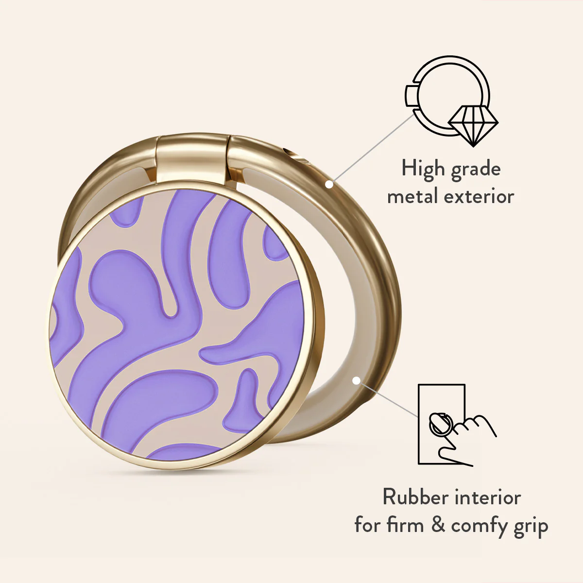 Y2Kool - Adhesive Ring Holder