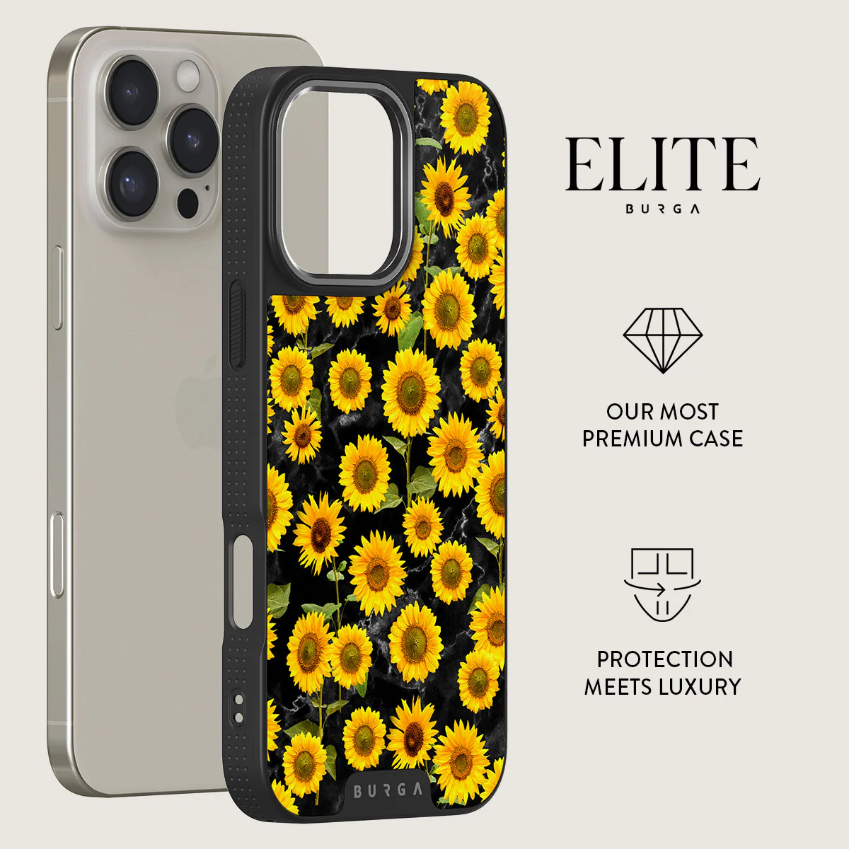 Sunflower Glimmer - iPhone 16 Pro Max Case