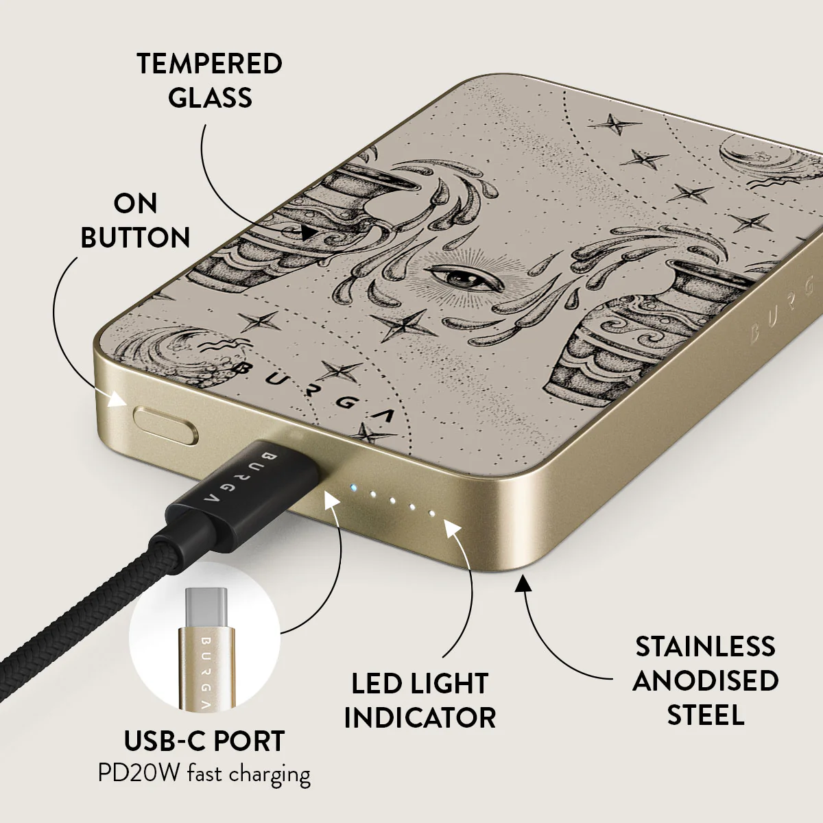 Aquarius - Magnetic Power Bank