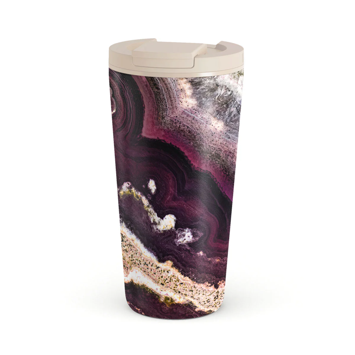 Purple Skies - Marble Travel Mug