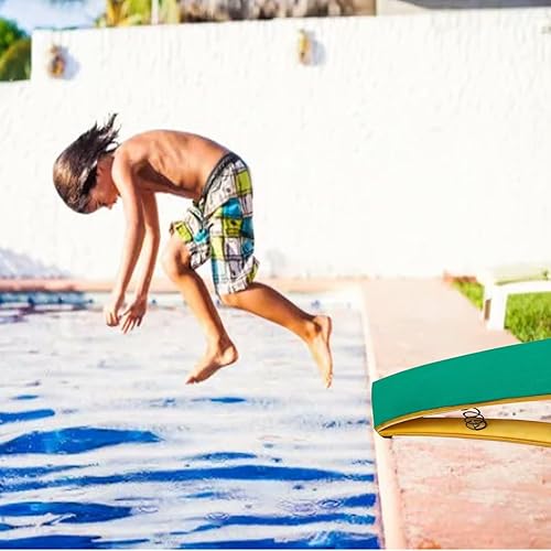 4 Federn, Gymnastik-Springbrett für Kinder, Gewölbung, Fitness, Spielen, tragbares gebogenes Federbrett, Hartholz-Übungsgerät, elastisches Brett für Zuhause, Zimmer, Leichtathletik-Training