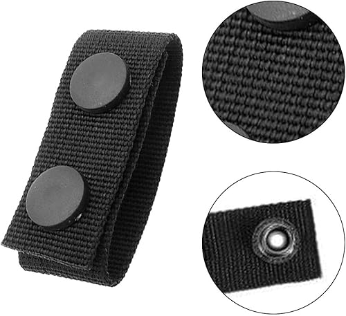 Duty Belt Keeper, Taktischer Nylon Gürtelhalter,Gürtel Keeper mit Doppelten Druckknöpfen für 2-2,25' Gürtel
