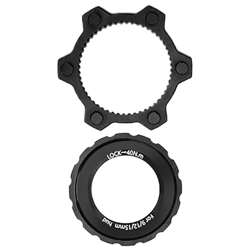 Fahrrad-Centerlock-Adapter, Centerlock Auf 6-Loch Adapter, Aluminiumlegierung Fahrradteil für 6-fach-Scheibenbremsen Mountainbikes Fahrräder & Dirtbikes
