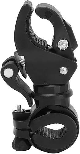 Fahrrad -Taschenlampenmontagehalter, universelle Fahrradlichtmontage 270 ° Drehung, Fahrrad Taschenlampe Clip Verstellbare Klemme für Taschenlampe,