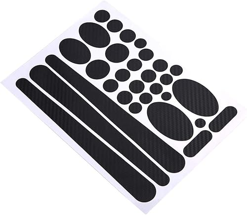 VGEBY1 1 Set Fahrrad Kettenstrebenschutz, Anti-Rost Kettenstreben und Rahmen Aufkleber Fahrrad Aufkleber Aufkleber für Meisten Fahrräder(Schwarz)